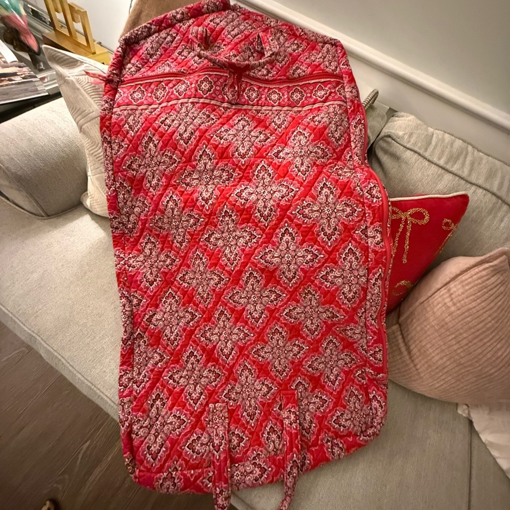 Vera Bradley Red and Pink Travel Bag